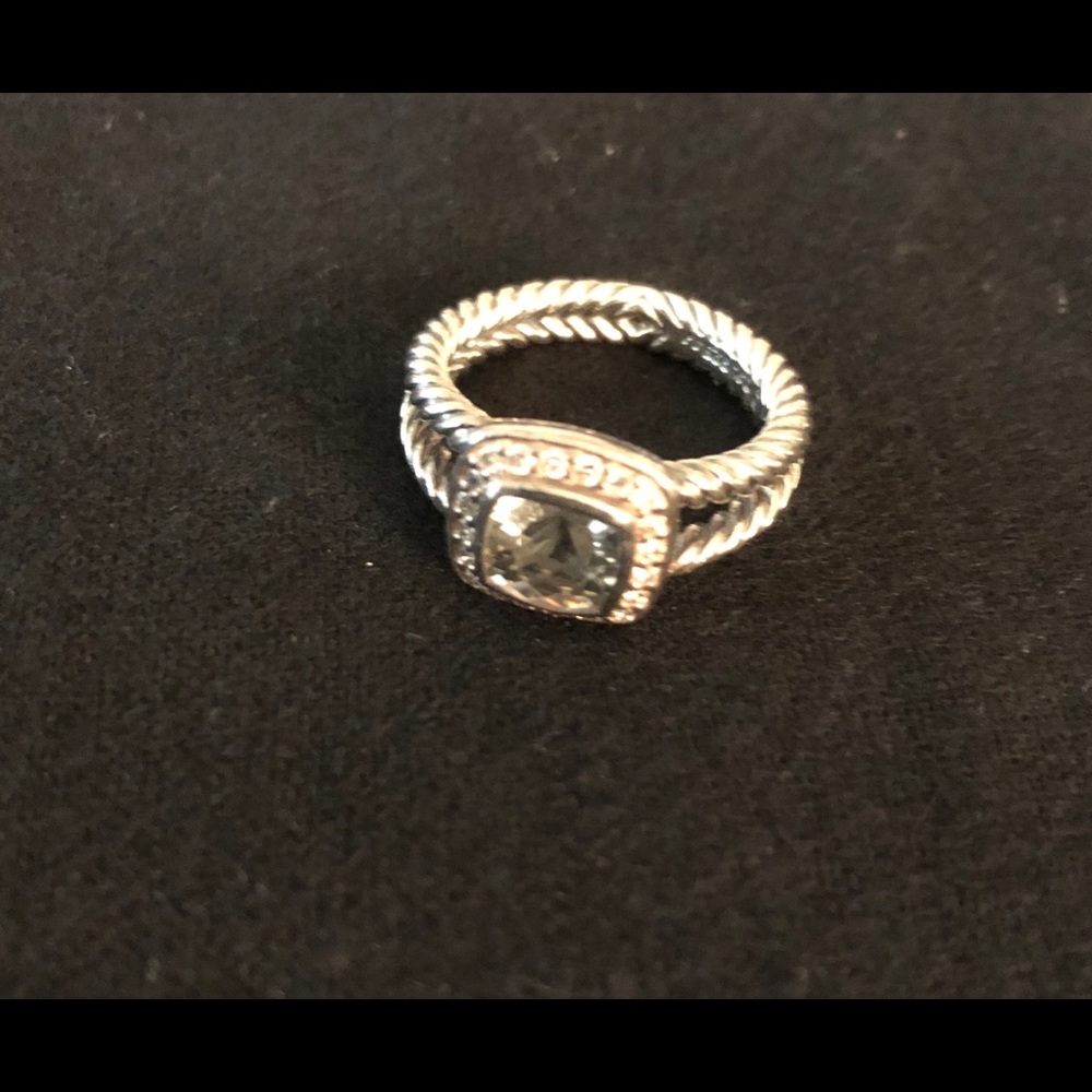 David Yurman Albion® Ring Prasiolite & Diamonds
